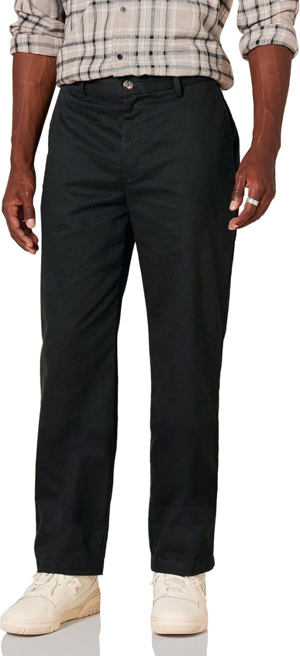 Men's Classic-Fit Wrinkle-Resistant Flat-Front Chino Pant (Available in Big & Tall)